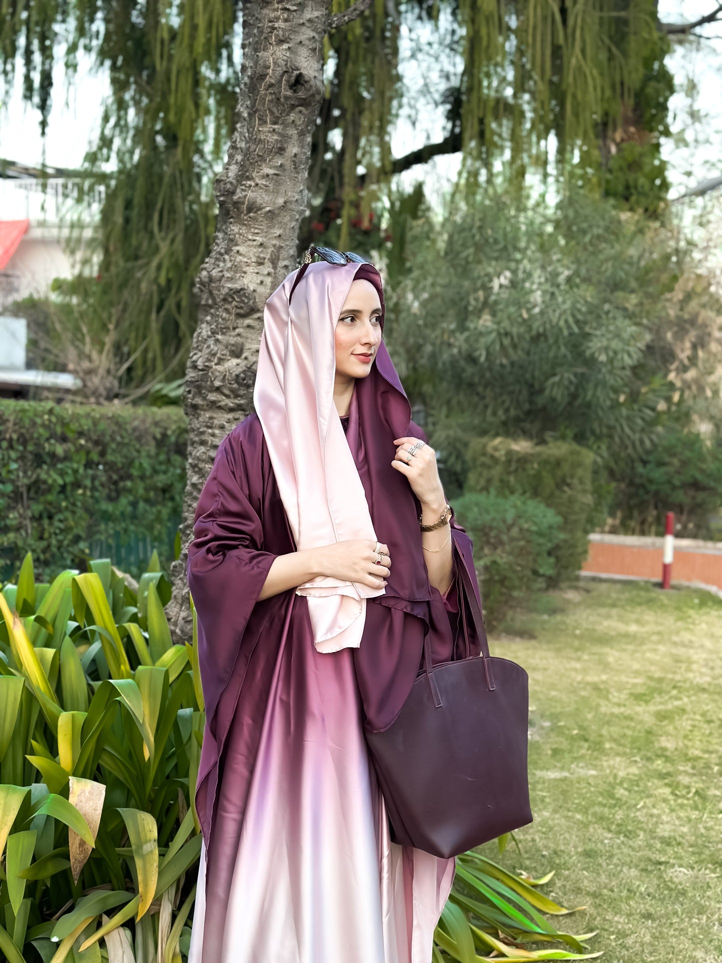 DOUBLE TONE ABAYA SET