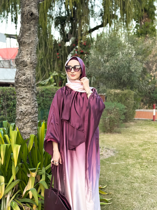 DOUBLE TONE ABAYA SET
