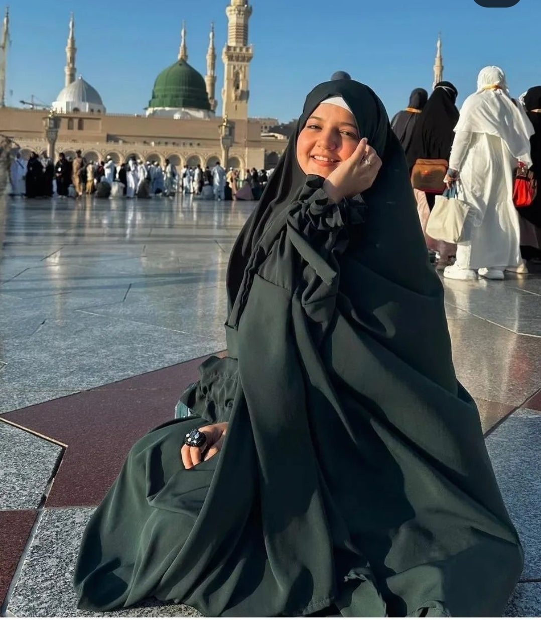 3 PEICE JILBAB, SKIRT AND NIQAB (TIE SLEEVES)